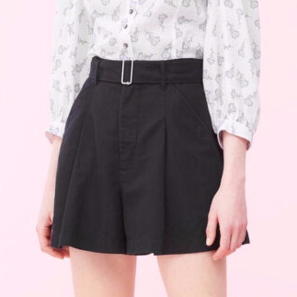 La Vie Rebecca Taylor Linen Cotton Twill Short